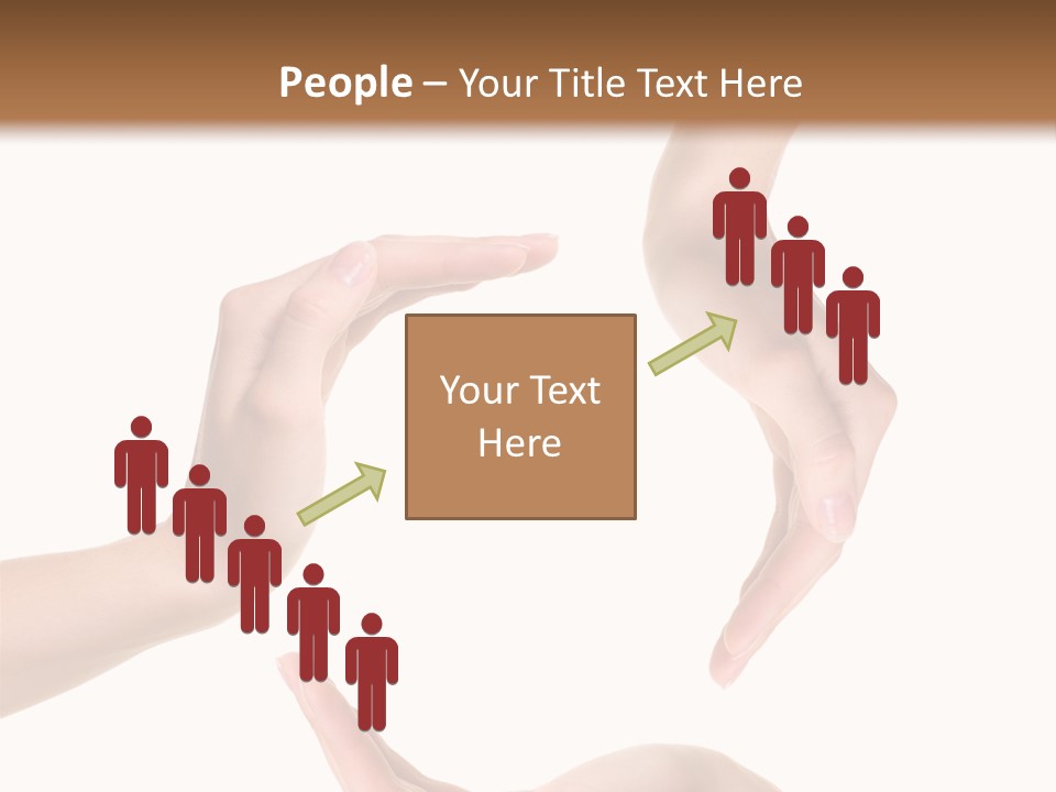 Property Human Hand Green PowerPoint Template