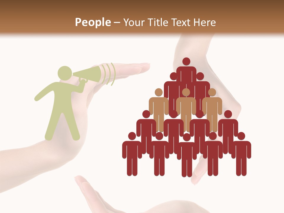 Property Human Hand Green PowerPoint Template