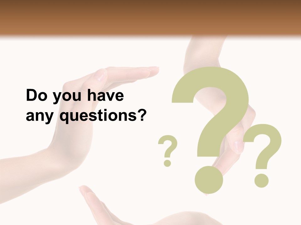 Property Human Hand Green PowerPoint Template