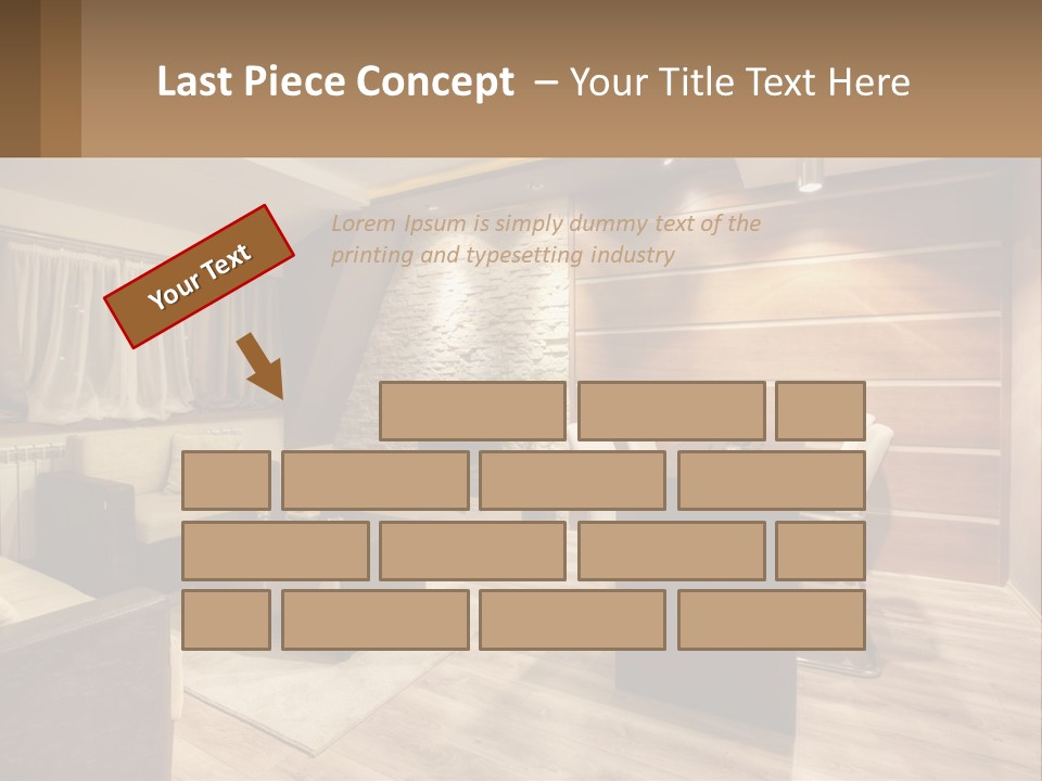 Lawn Home Construct PowerPoint Template