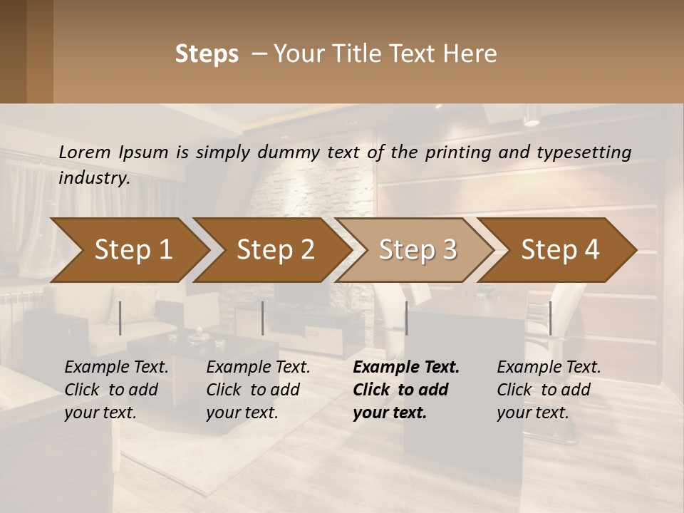 Lawn Home Construct PowerPoint Template