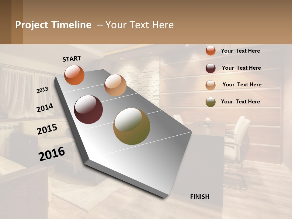 Lawn Home Construct PowerPoint Template