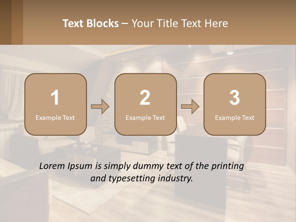 Lawn Home Construct PowerPoint Template