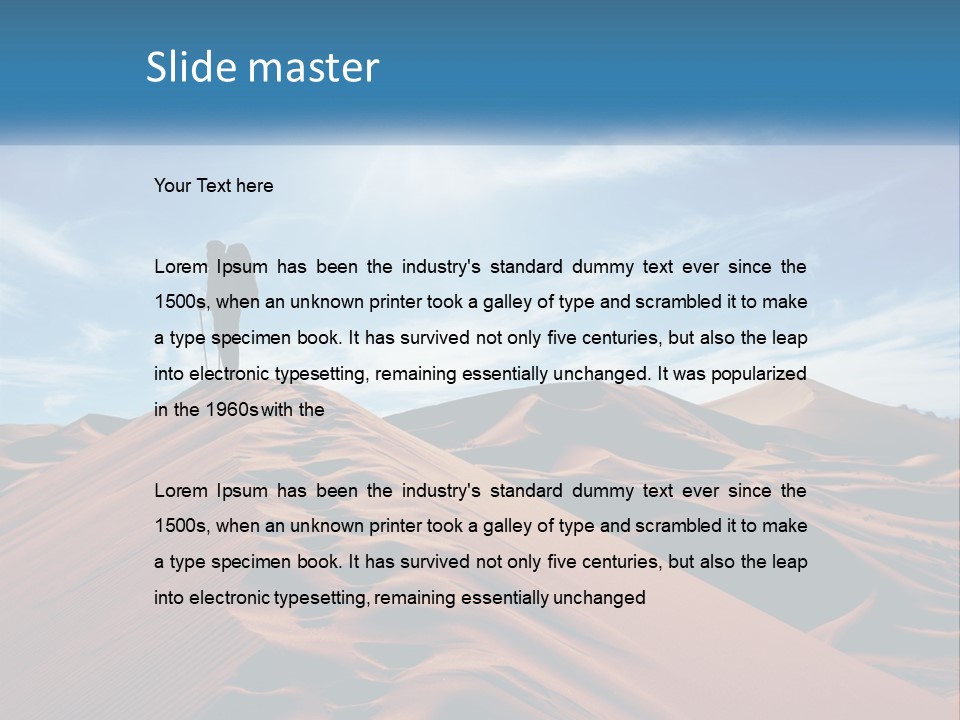 Human Hand Garden Nature PowerPoint Template