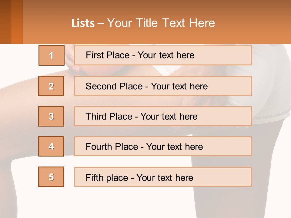 Nature Model Man PowerPoint Template