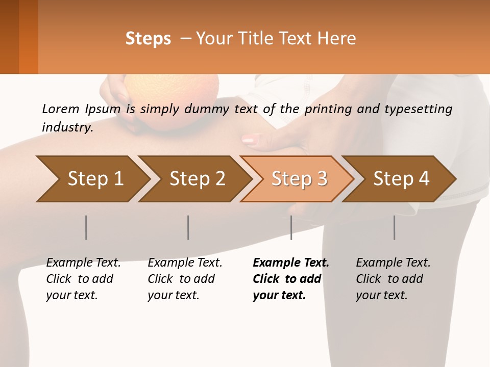 Nature Model Man PowerPoint Template