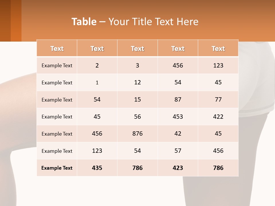 Nature Model Man PowerPoint Template