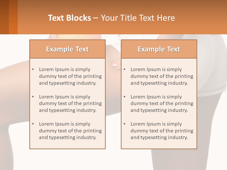 Nature Model Man PowerPoint Template