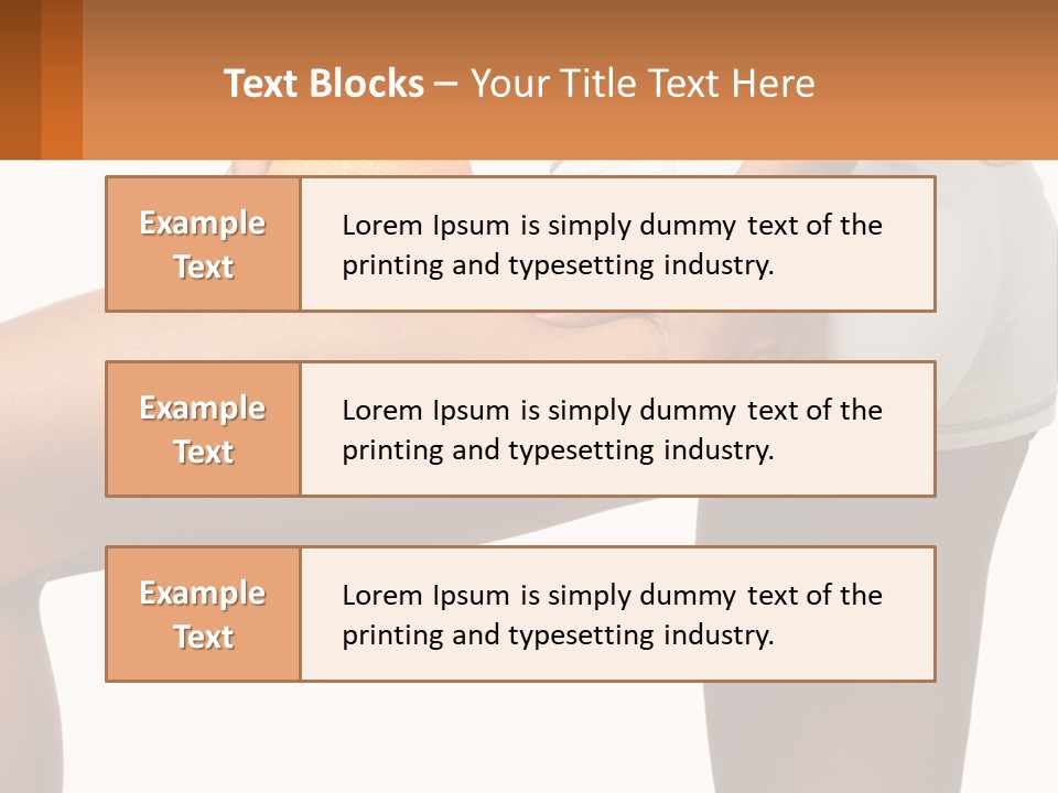 Nature Model Man PowerPoint Template