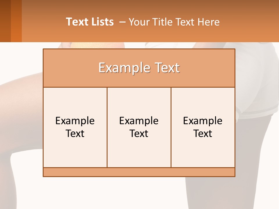 Nature Model Man PowerPoint Template
