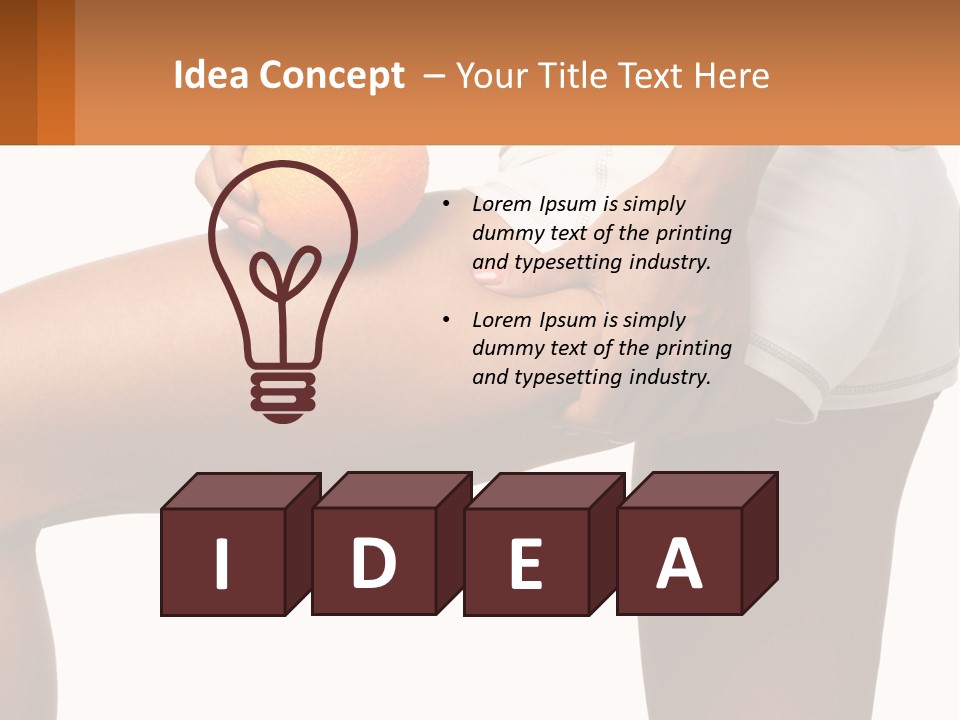 Nature Model Man PowerPoint Template