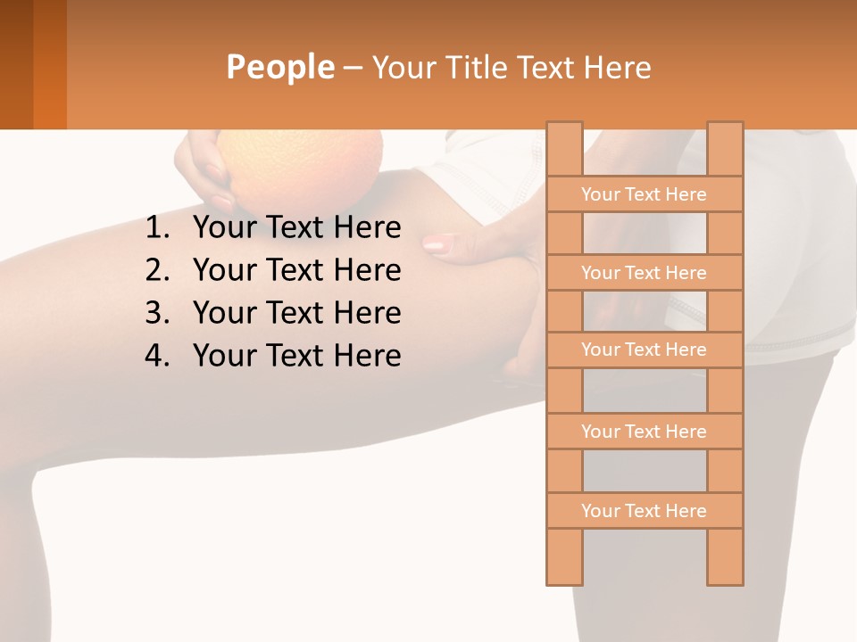 Nature Model Man PowerPoint Template