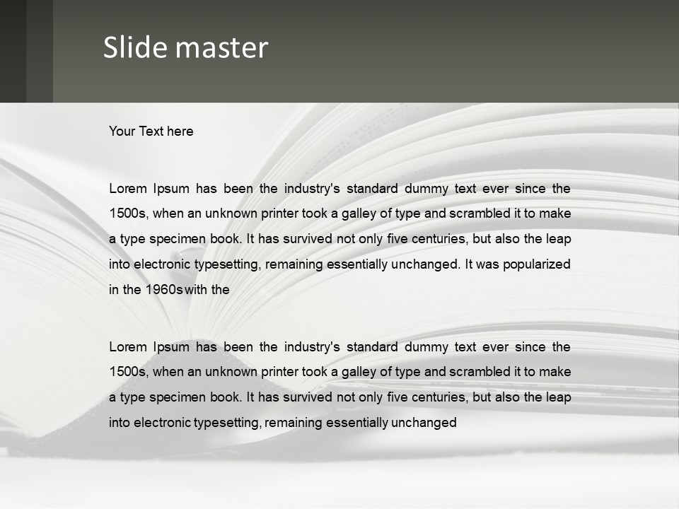 Construction Hand Lawn PowerPoint Template