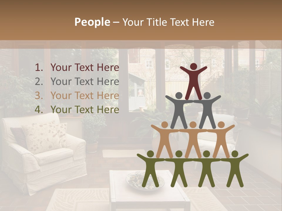 Agent Sky Human Hand PowerPoint Template