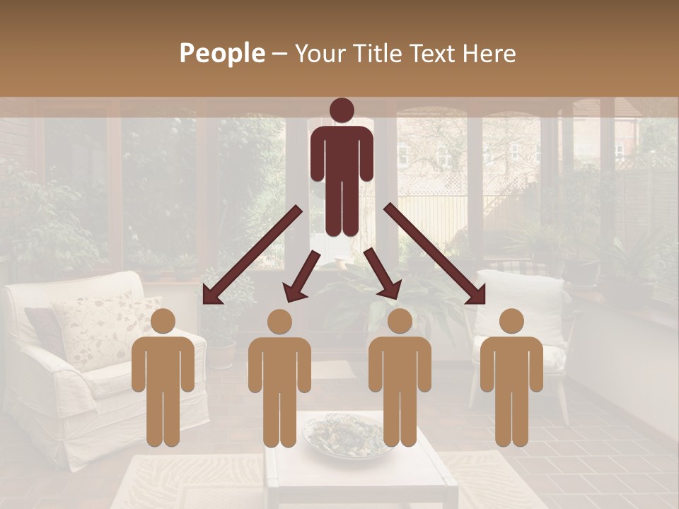 Agent Sky Human Hand PowerPoint Template