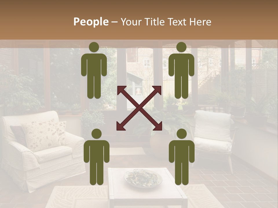 Agent Sky Human Hand PowerPoint Template