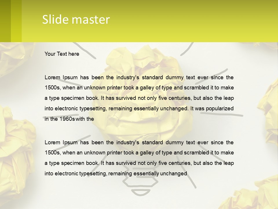 Construction Model Cloud PowerPoint Template