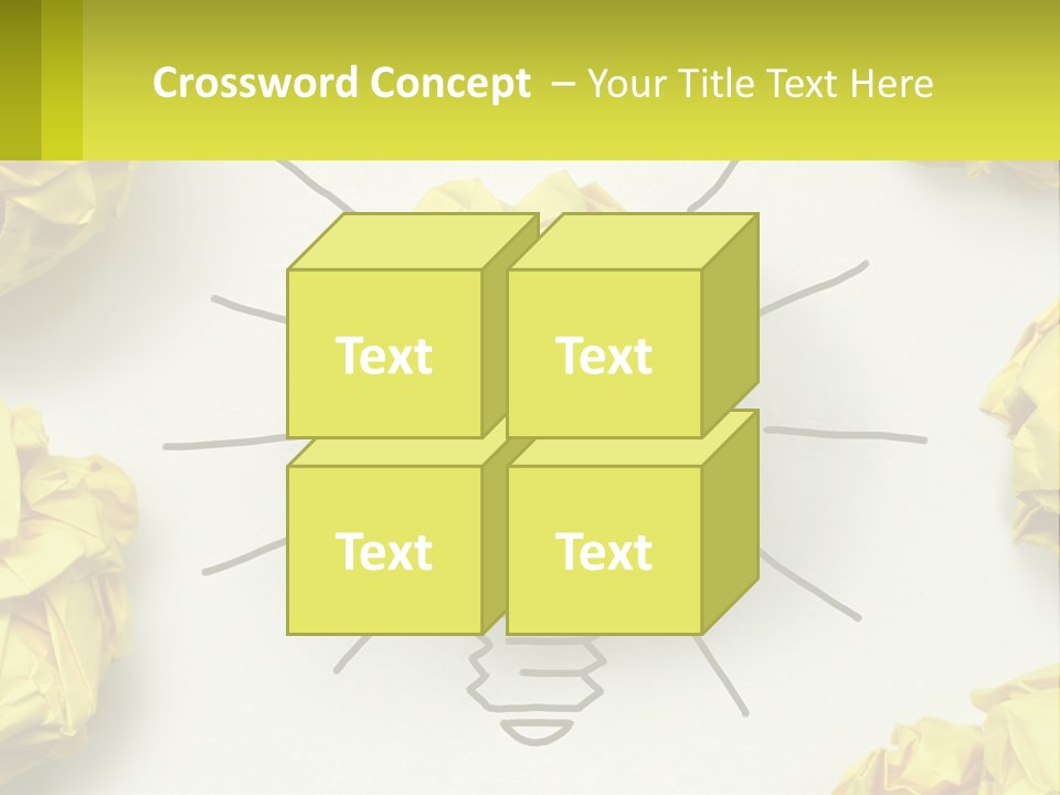 Construction Model Cloud PowerPoint Template