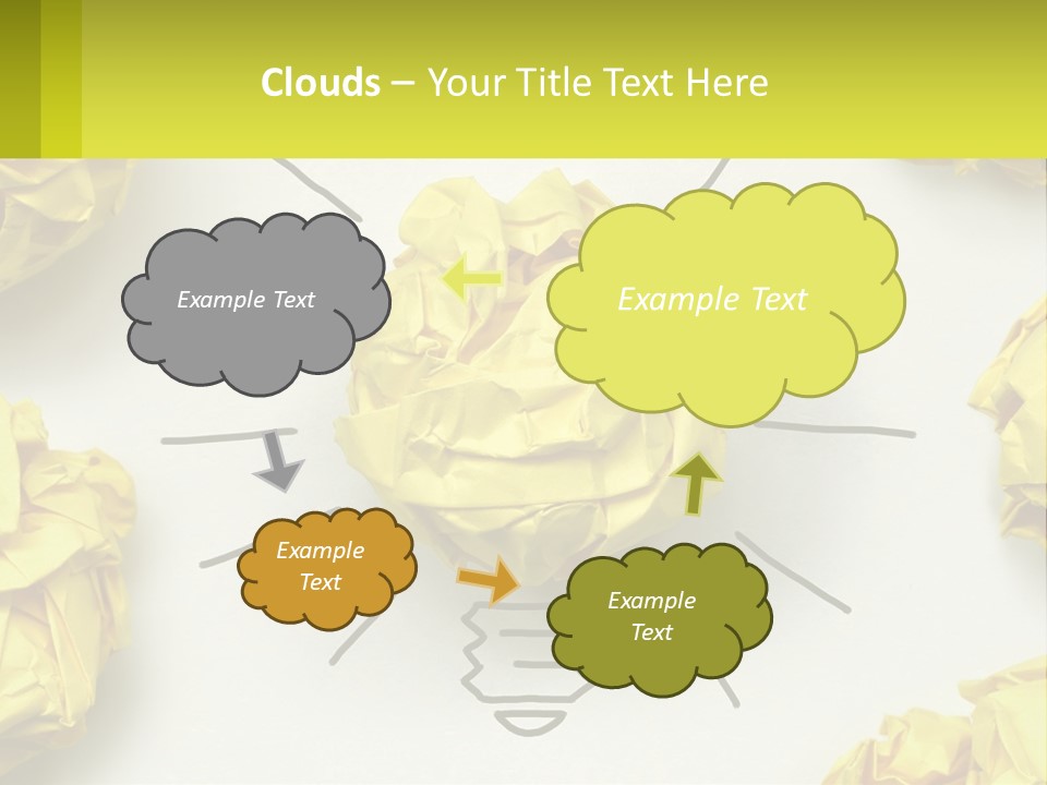 Construction Model Cloud PowerPoint Template