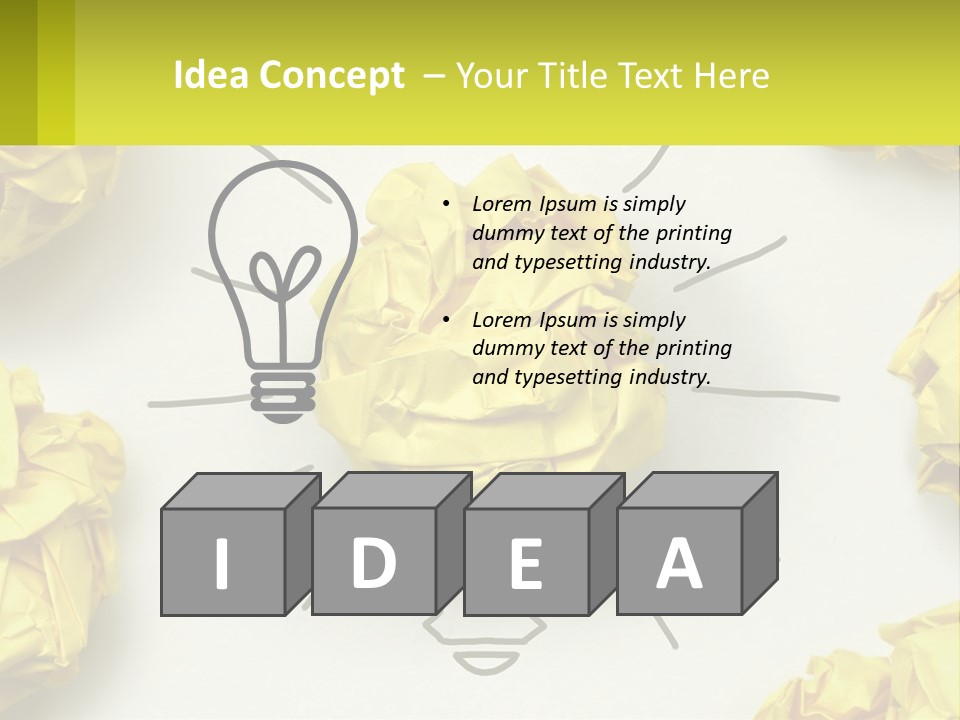 Construction Model Cloud PowerPoint Template