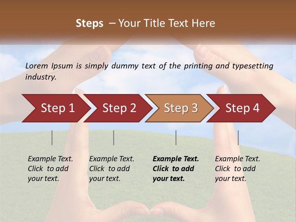 Loan Small Sky PowerPoint Template
