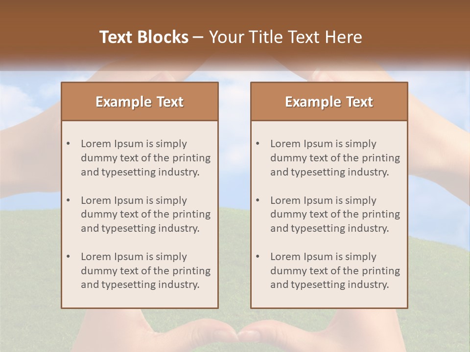 Loan Small Sky PowerPoint Template