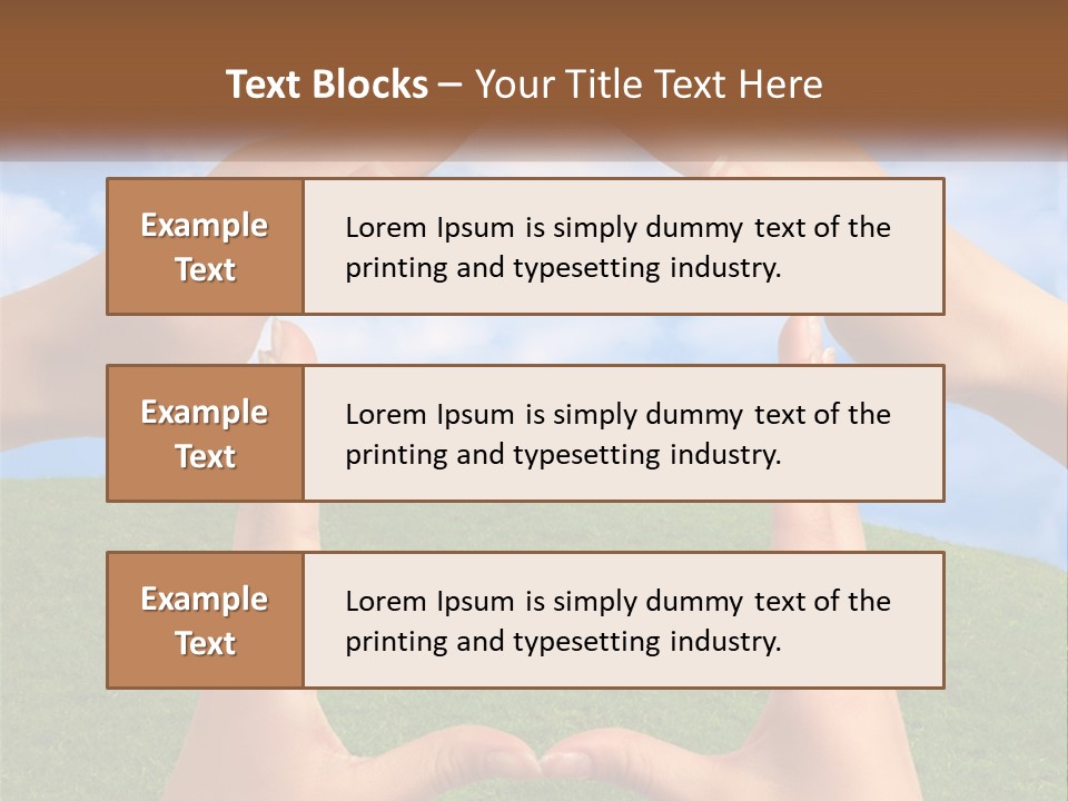 Loan Small Sky PowerPoint Template