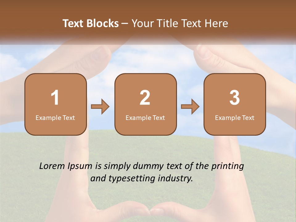 Loan Small Sky PowerPoint Template
