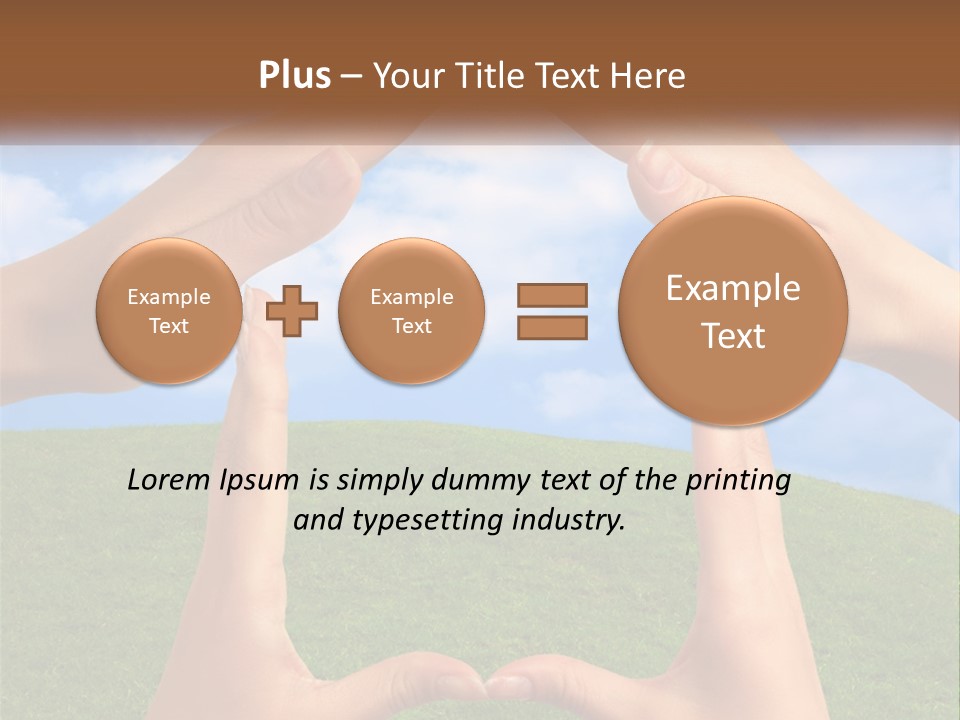 Loan Small Sky PowerPoint Template
