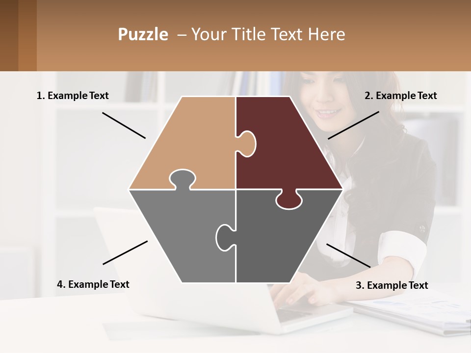 Construct Hand Small PowerPoint Template