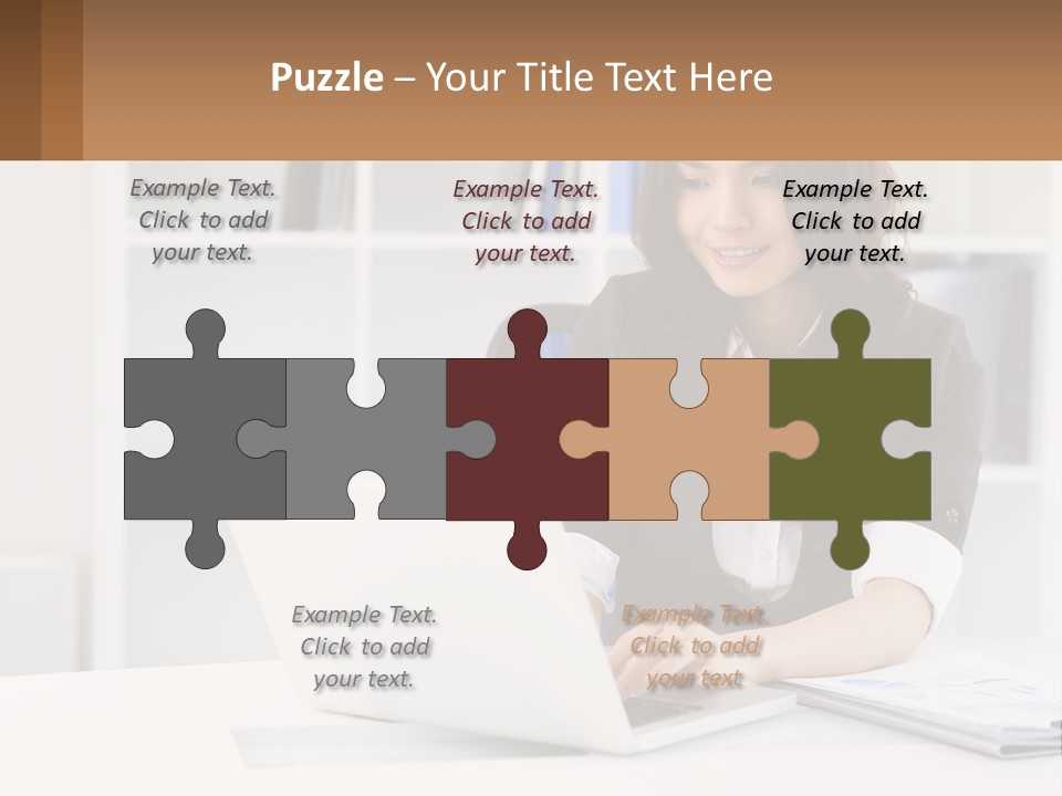 Construct Hand Small PowerPoint Template