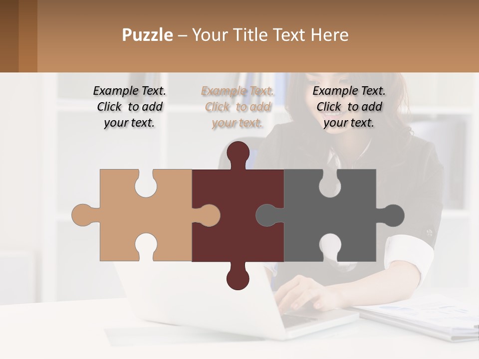 Construct Hand Small PowerPoint Template