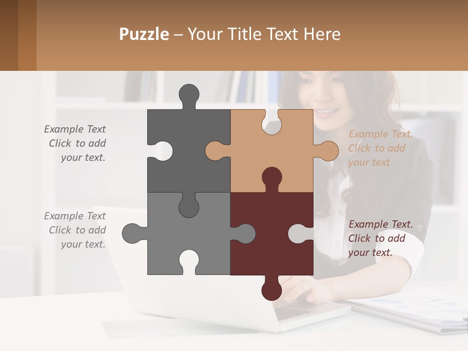 Construct Hand Small PowerPoint Template