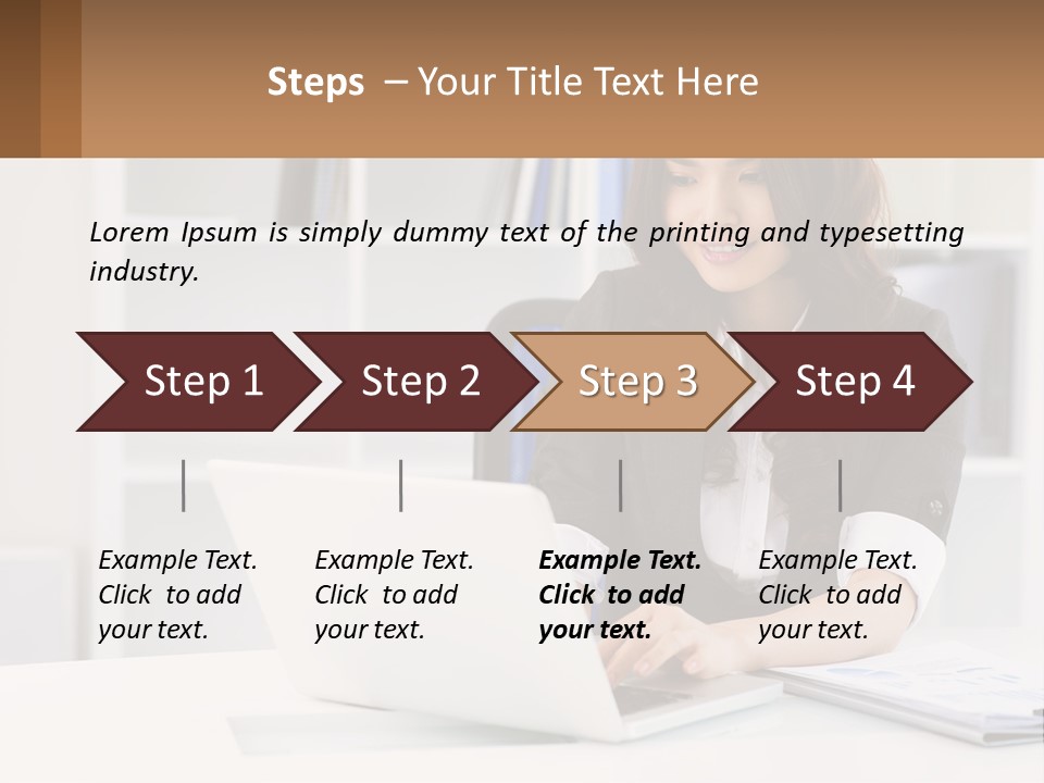 Construct Hand Small PowerPoint Template