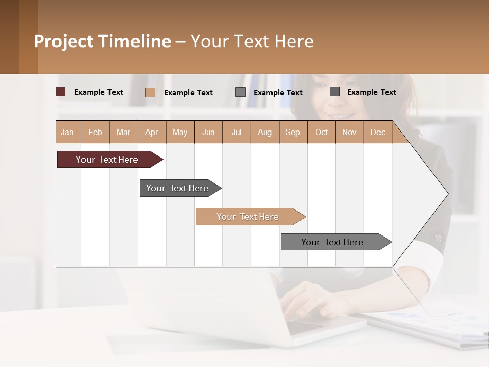Construct Hand Small PowerPoint Template