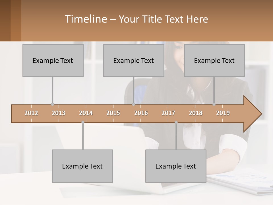 Construct Hand Small PowerPoint Template
