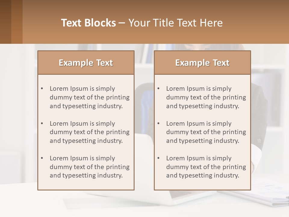 Construct Hand Small PowerPoint Template