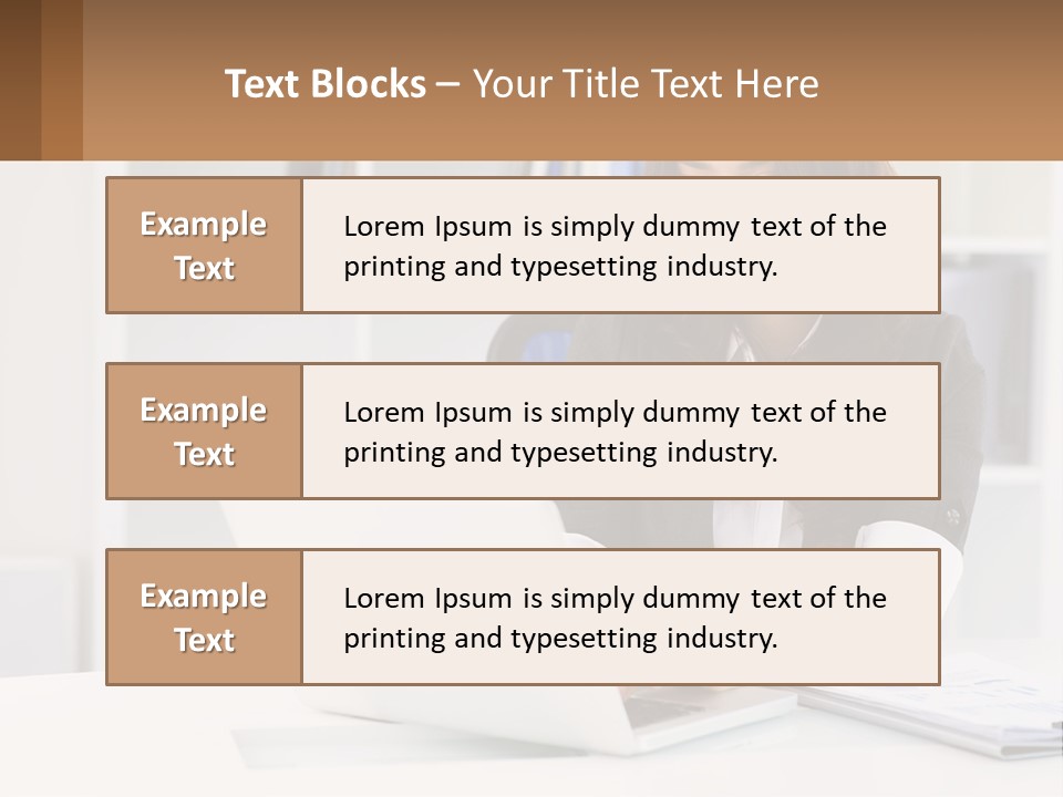 Construct Hand Small PowerPoint Template