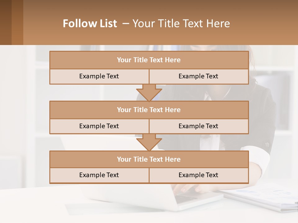 Construct Hand Small PowerPoint Template
