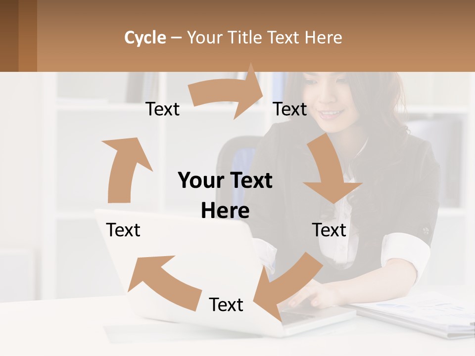 Construct Hand Small PowerPoint Template