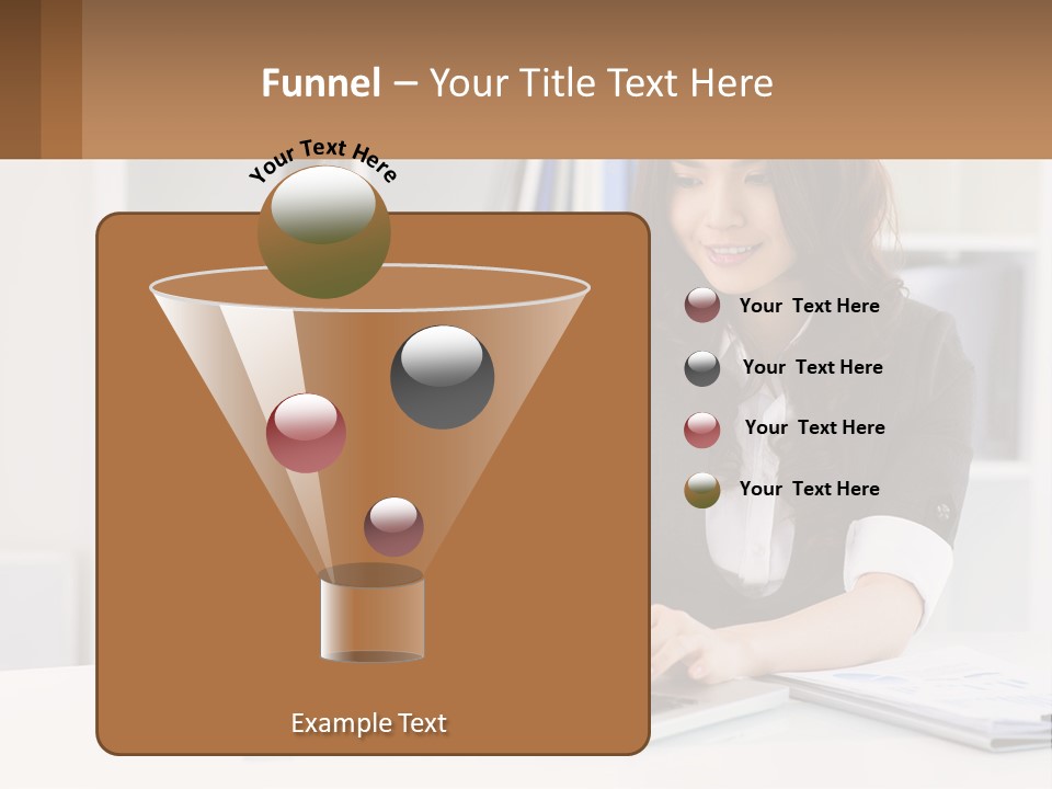 Construct Hand Small PowerPoint Template