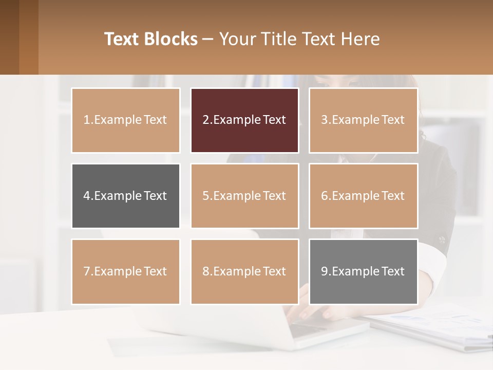 Construct Hand Small PowerPoint Template