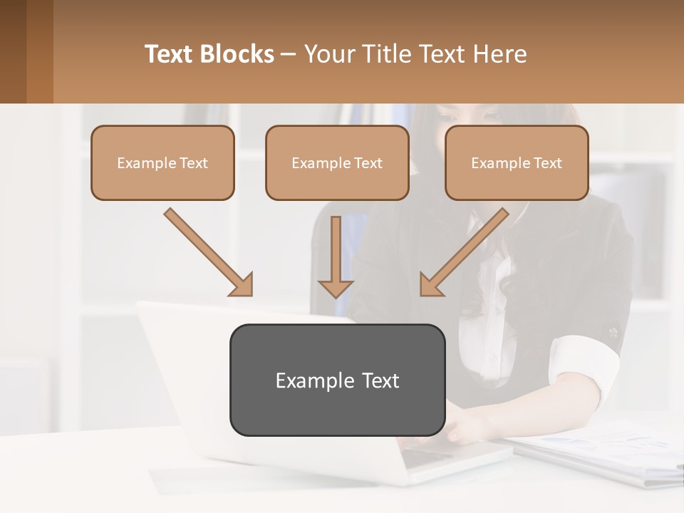 Construct Hand Small PowerPoint Template