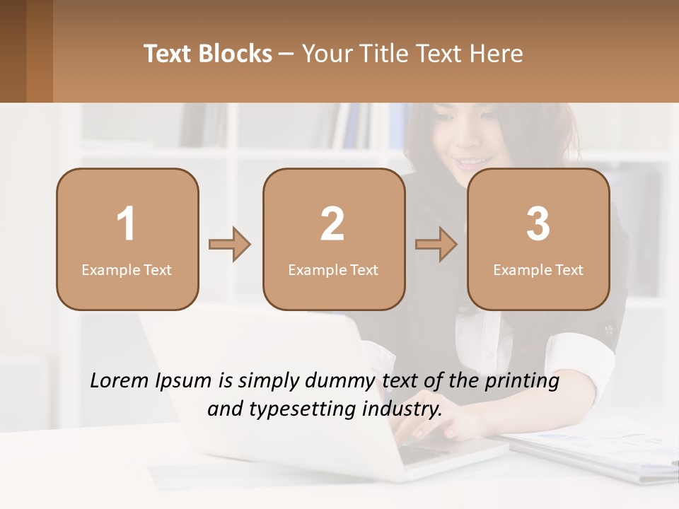 Construct Hand Small PowerPoint Template