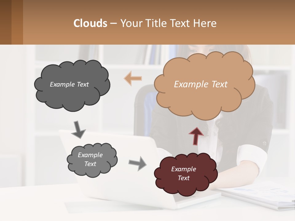 Construct Hand Small PowerPoint Template