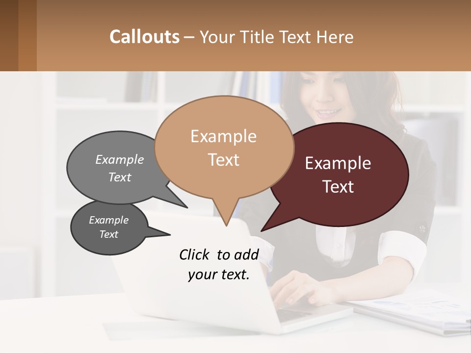 Construct Hand Small PowerPoint Template