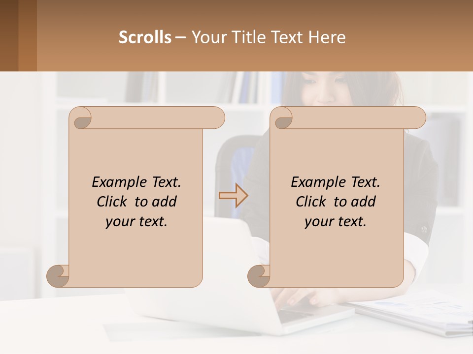 Construct Hand Small PowerPoint Template