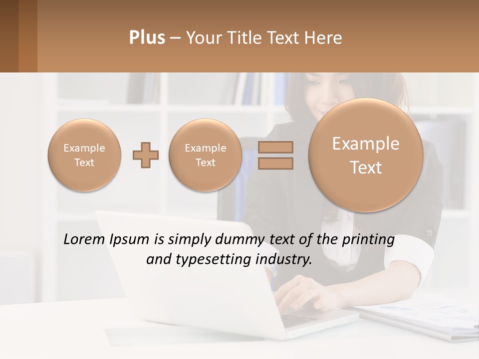 Construct Hand Small PowerPoint Template