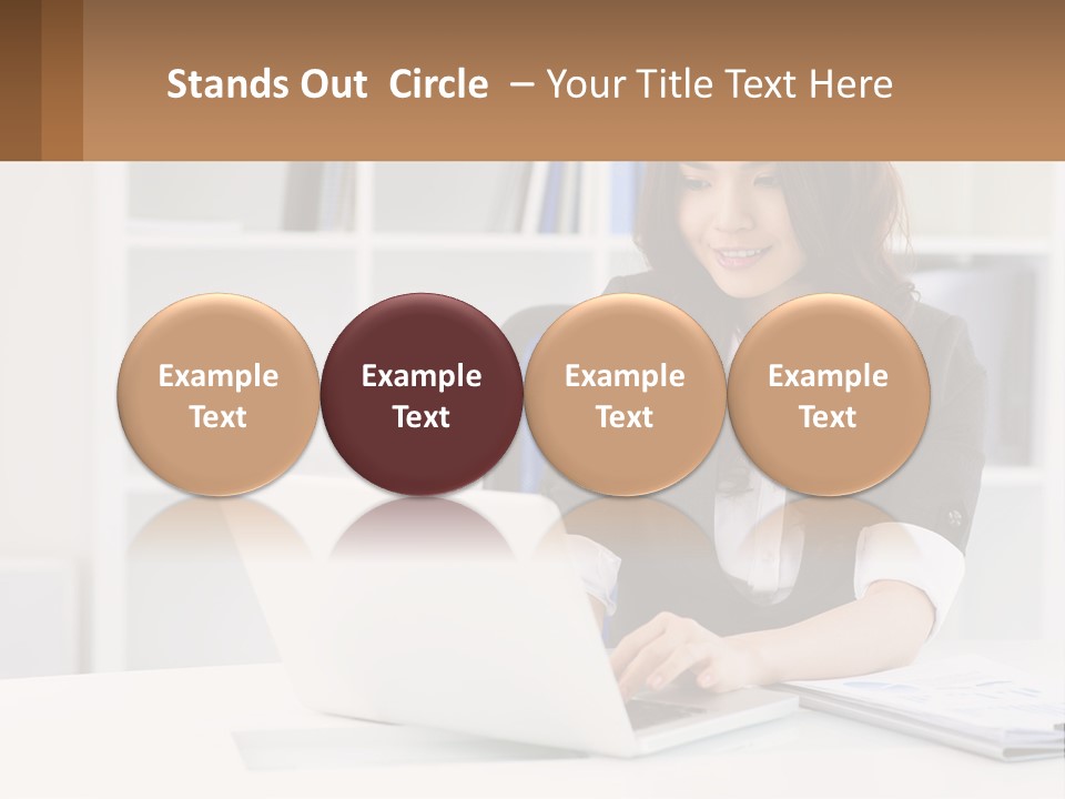 Construct Hand Small PowerPoint Template