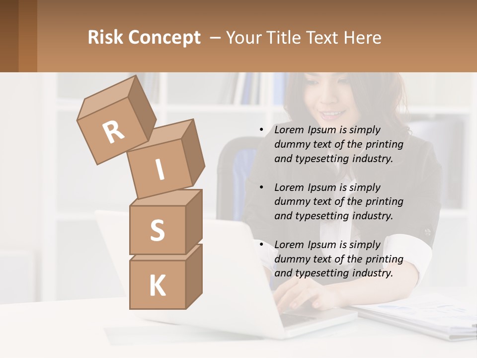 Construct Hand Small PowerPoint Template